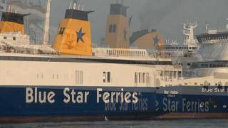 Blue Horizon  Blue Star Ferries  NetFerrycom [upl. by Osy]