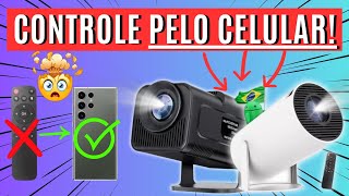 Controle o seu Projetor HY300  HY320 pelo Celular  Tutorial Completo [upl. by Fritz538]