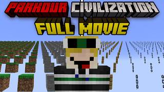 Minecraft but I survive in PARKOUR CIVILIZATION FULL MOVIE [upl. by Lewiss]