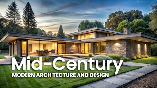 MidCentury Modern Interior Design  Explore MidCentury Modern Homes Furniture and Style [upl. by Tsyhtema]