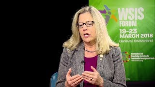 WSIS FORUM 2018 INTERVIEWS KAREN BARTLESON IEEE [upl. by Sarat]