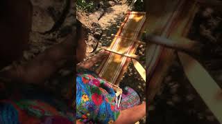 Brocade Backstrap Loom Weaving 45 [upl. by Nairahcaz]