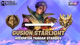 Namatin Mobile Legends tapi Skin Gusion Starlight Only [upl. by Oinafipe499]