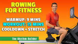 Rowing for Fitness 15Min Workout  Warmup amp Cooldown  for Seniors Beginners Low Impact [upl. by Nylirad]