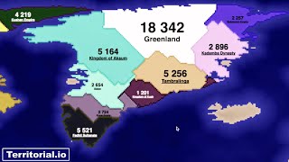 Territorialio CONQUERING the WORLD 🌎 with GREENLAND 🇬🇱 territorial greenland [upl. by Nason]