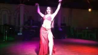 Belly dancer Azza in UAE  Show with a live band 4 [upl. by Ahsele]