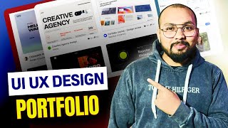 How To Make A UI UX Designer Portfolio For Freshers In 2024 In hindi uiuxdesign uiux portfolio [upl. by Airdnek]