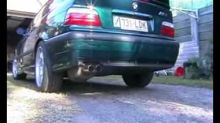 e36 m3 stock exhaust rev [upl. by Disini539]