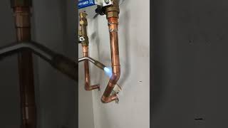 Time Lapse Installation of a Tankless Water Heater plumbing [upl. by Haisa]