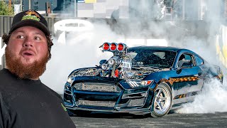 I Took My 2000HP Mustang to a Burnout Contest [upl. by Landy]