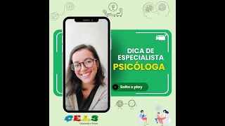 Dica da Especialista com a psicóloga Maria Eduarda [upl. by Maybelle]