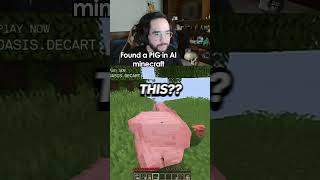 Redshell finds Pigs in Ai Minecraft 🤯 [upl. by Clough]