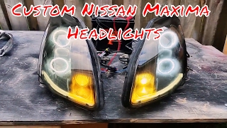 Custom 04 Nissan Maxima Headlights [upl. by Tabby202]