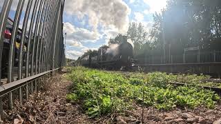 SVR No 828 departing Eridge Station 5 October 2024 [upl. by Einuj]