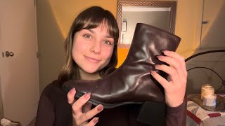 ASMR  Shoe Collection ✨👢Adidas DrMarten Ugg Vagabond amp more [upl. by Venola256]