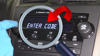 2007 Honda CRV Radio Code [upl. by Mairb]