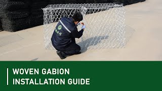 Woven Gabion Basket Installation Instruction and Guide [upl. by Hanahsuar]