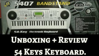 Unboxing 5407 Bandstand Electronic Keyboard [upl. by Anitsirk]