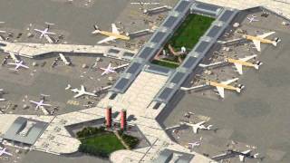 SimCity 4 nice custom built airport [upl. by Anitnatsnok]