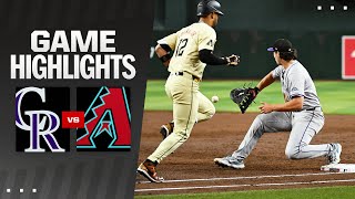 Rockies vs Dbacks Game Highlights 81324  MLB Highlights [upl. by Neelyk]