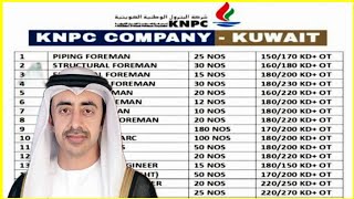 JOBS IN KUWAIT 🇰🇼 2024 ∆ FRESHER CAN ALSO APPLY THIS JOBS ∆ AFTER VISA PAYMENT ∆ KUWAIT JOBS [upl. by Annaeel]