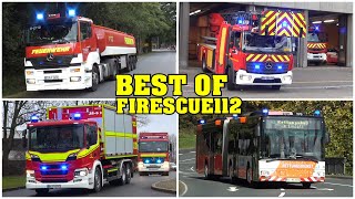 100000 ABOSPECIAL  BEST OF EINSATZFAHRTEN by Firescue112  20132019  75 Min Feuerwehr amp Co [upl. by Rodenhouse895]