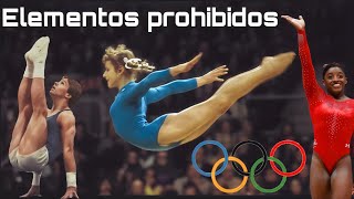 Elementos prohibidos de gimnasia incluso en paris 2024 juegos olimpicos [upl. by Sirred]