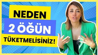 ARTIK 3 ÖĞÜN DEĞİL 2 ÖĞÜN TÜKETMELİSİNİZ  DİYETİSYEN TUĞBA YAPRAK [upl. by Ecienahs570]