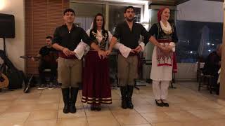 Performance of Traditional Cretan Music and Dance in Ano Hersonissos Crete [upl. by Mikiso]