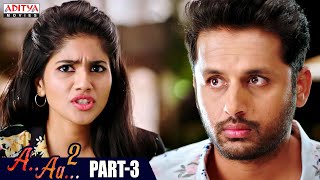 A AA 2 Hindi Dubbed Movie Part 3  Nithiin Megha Akash Ashu Reddy  Aditya Movies [upl. by Nosae]