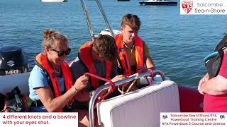 Salcombe Sea N Shore RYA Powerboat 2 Course [upl. by Fini]