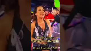 2022 Best Moments Mickie James’ IMPACT  Royal Rumble wwe royalrumble tna viral wrestling fyp [upl. by Anotal]