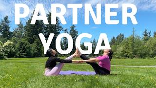 I Tried Partner Yoga with NO EXPERIENCE [upl. by Sucrad]