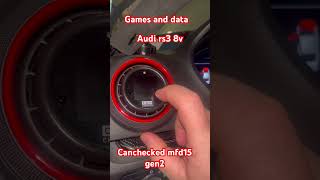 Canchecked Mfd 15 gen2 in audi rs3 [upl. by Latona987]