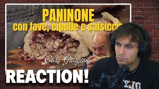 BLUR REAGISCE al PANINO con FAVE CIPOLLE e SALSICCIA del GIORGIONE  Reaction [upl. by Schofield]