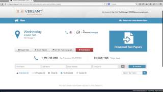 Versant  scoreKeeper 2  Test Manager  Onsite Test  Phone [upl. by Euqirat114]