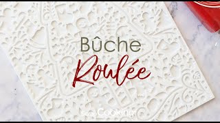 Recette bûche roulée framboise pistache et pâte damande  SCRAPCOOKING® [upl. by Det291]