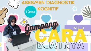 Cara Membuat Asesmen Diagnostik Kognitif dengan Canva  Kurikulum Merdeka [upl. by Dichy]