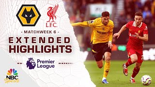 Wolves v Liverpool  PREMIER LEAGUE HIGHLIGHTS  9282024  NBC Sports [upl. by Ndnarb]