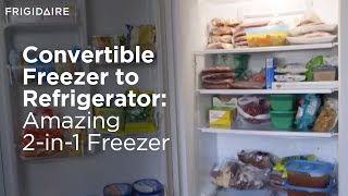 Convertible Freezer to Refrigerator Amazing 2in1 Freezer [upl. by Templer]