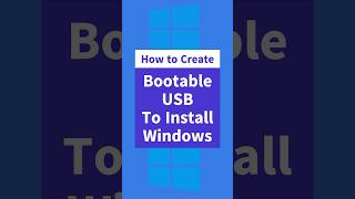 How to crate bootable USB to install windows [upl. by Nneb]