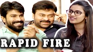 Niharika Rapid Fire Questions With Chiranjeevi and Ramcharan  Silly Monks [upl. by Cl771]