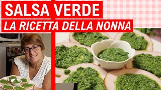 SALSA VERDE  La ricetta classica della mia nonna [upl. by Yelhak]