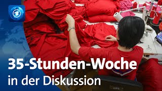 Nach BahnTarifabschluss Diskussion über Arbeitszeitverkürzungen [upl. by Edwyna423]