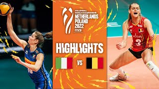 🇮🇹 ITA vs 🇧🇪 BEL  Highlights Phase 1  Womens World Championship 2022 [upl. by Htebazileharas305]