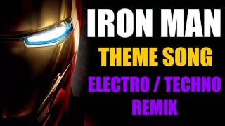 IRON MAN THEME SONG l ELECTROTECHNO REMIX l INSTRUMENTAL l BEST THEME SONG COVER [upl. by Haldis631]