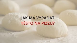 Jak má vypadat těsto na pizzu  recept na Pizzagurucz [upl. by Aleciram]