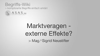 Was versteht man unter den externen Effekten bei Marktversagen [upl. by Aicilat463]