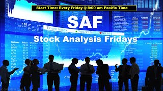 SAF Stock Analysis Fridays with Timecodes see below [upl. by Reede]