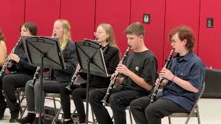 8th Grade Middle School Band performing in the gym for 35 graders [upl. by Fermin]